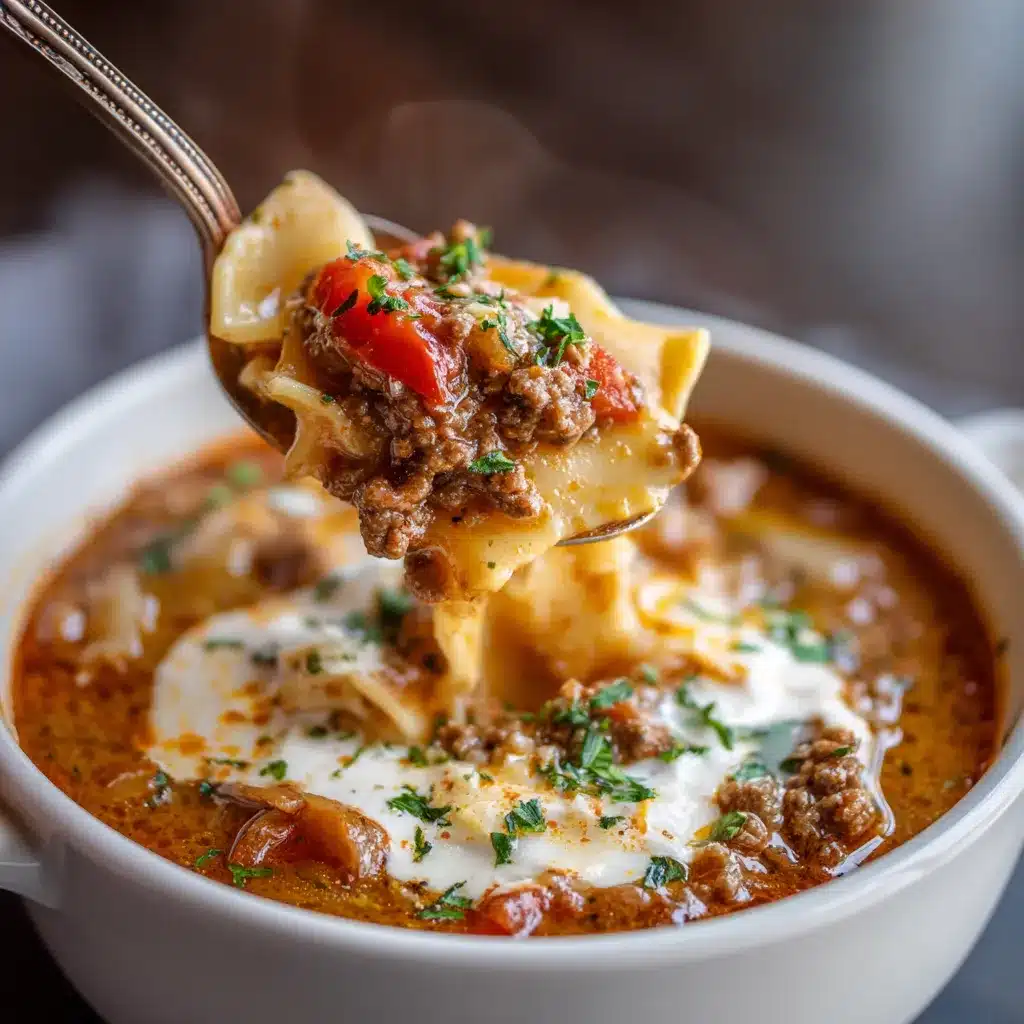 Mouthwatering Lasagna Soup Recipe Comfort in a Bowl 8 lasagna soup upscaled 68dc61a7174b5