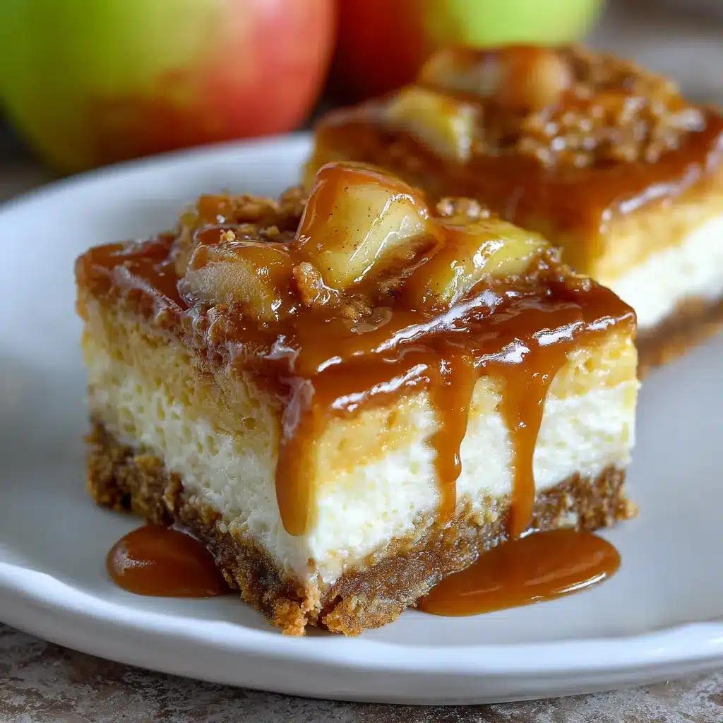 Caramel Apple Cheesecake Bars Recipe