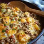 Delicious Cheesy Ground Beef Potato Casserole One Pan Meal 11 Cheesy Ground Beef & Potato Casserole (One-Pan Dinner!)