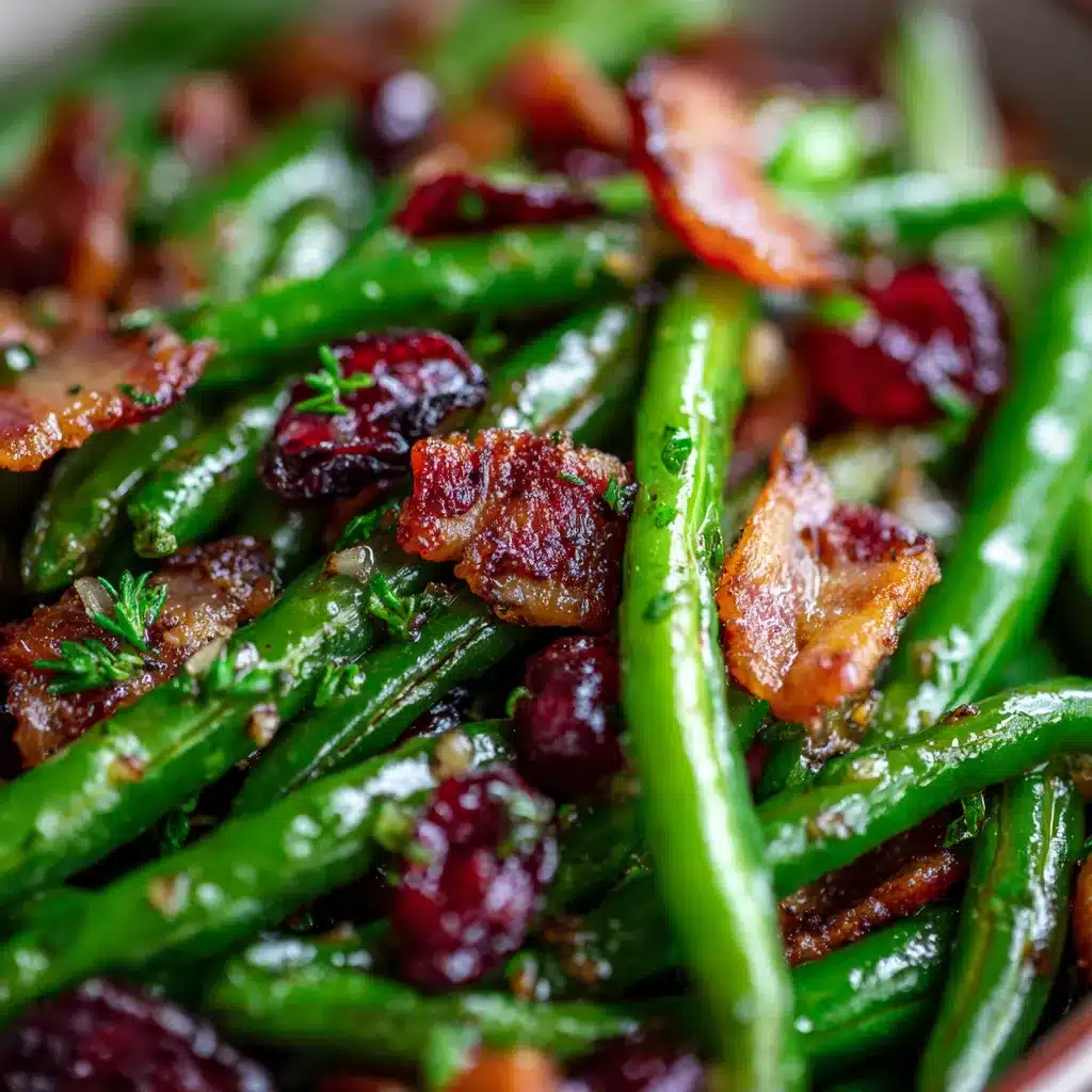 Cranberry Bacon Green Beans