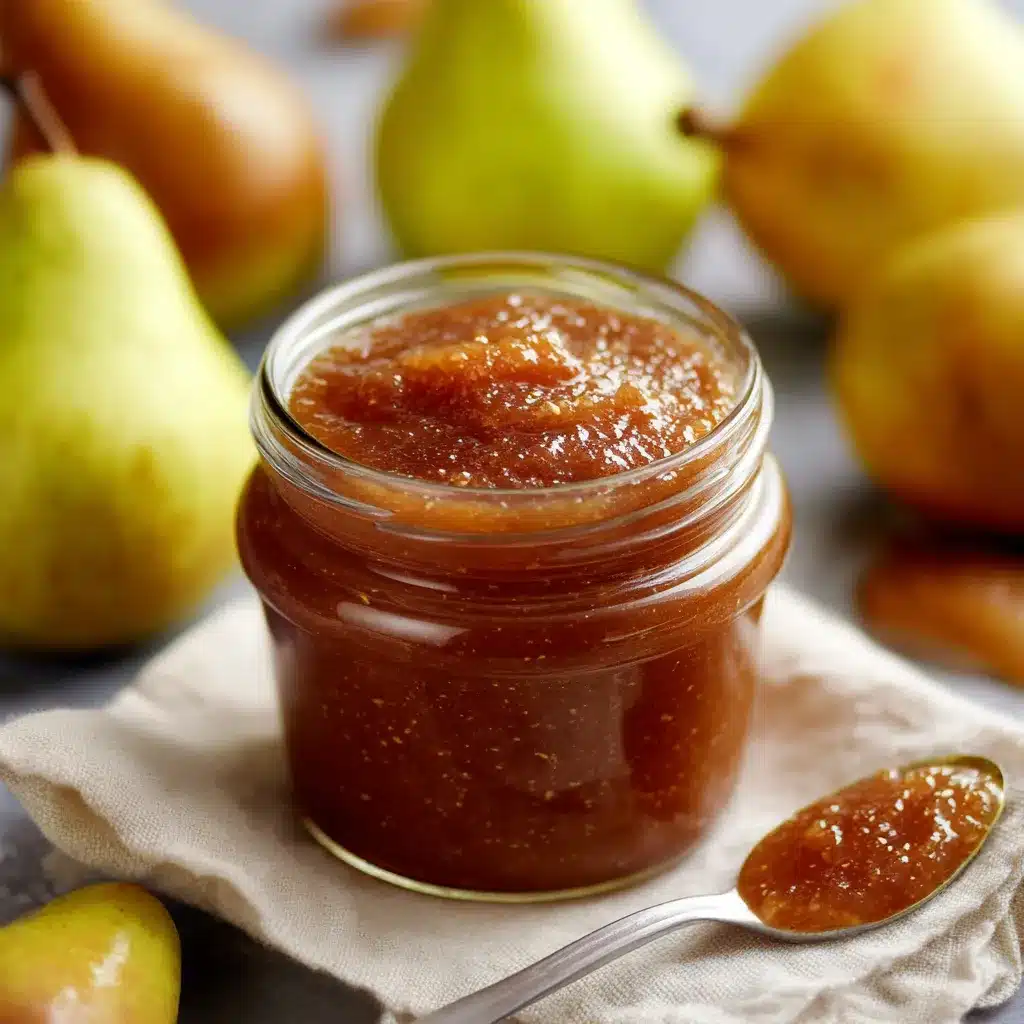 Effortless Easy Pear Butter Recipe Delightfully Simple Spread 10 Easy Pear Butter upscaled 68ec03d7ab981