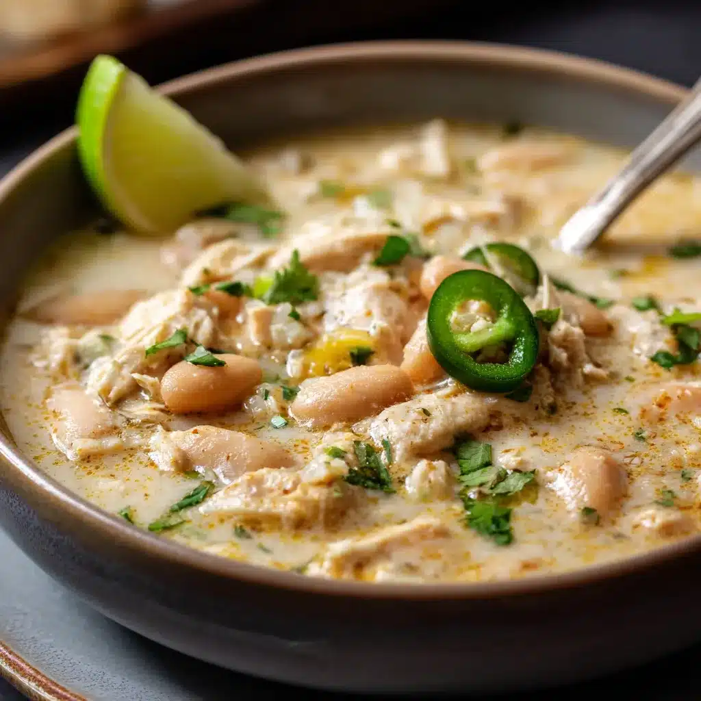 Deliciously Easy White Chicken Chili Recipe in 30 Min or Less 7 Easy White Chicken Chili upscaled 68dfaddecbaef