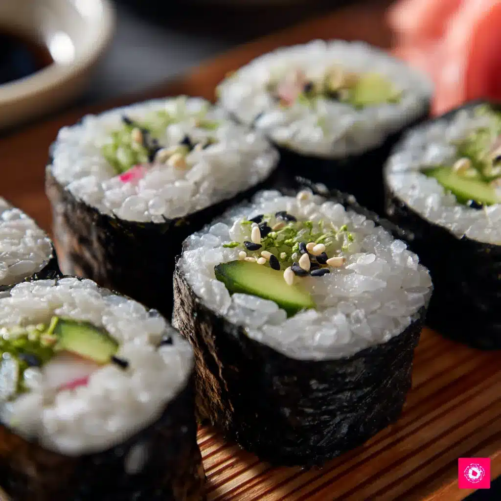 Simple sushi rolls