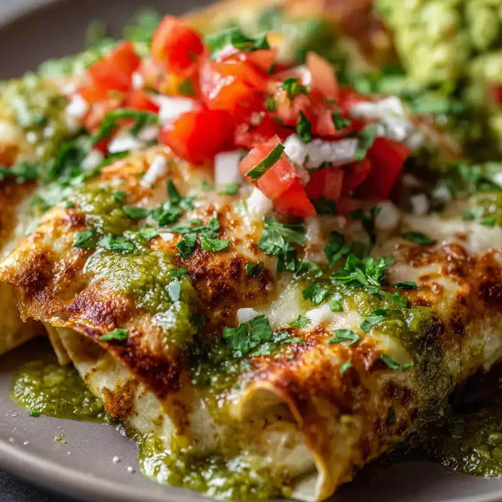 chicken enchiladas with green sauce