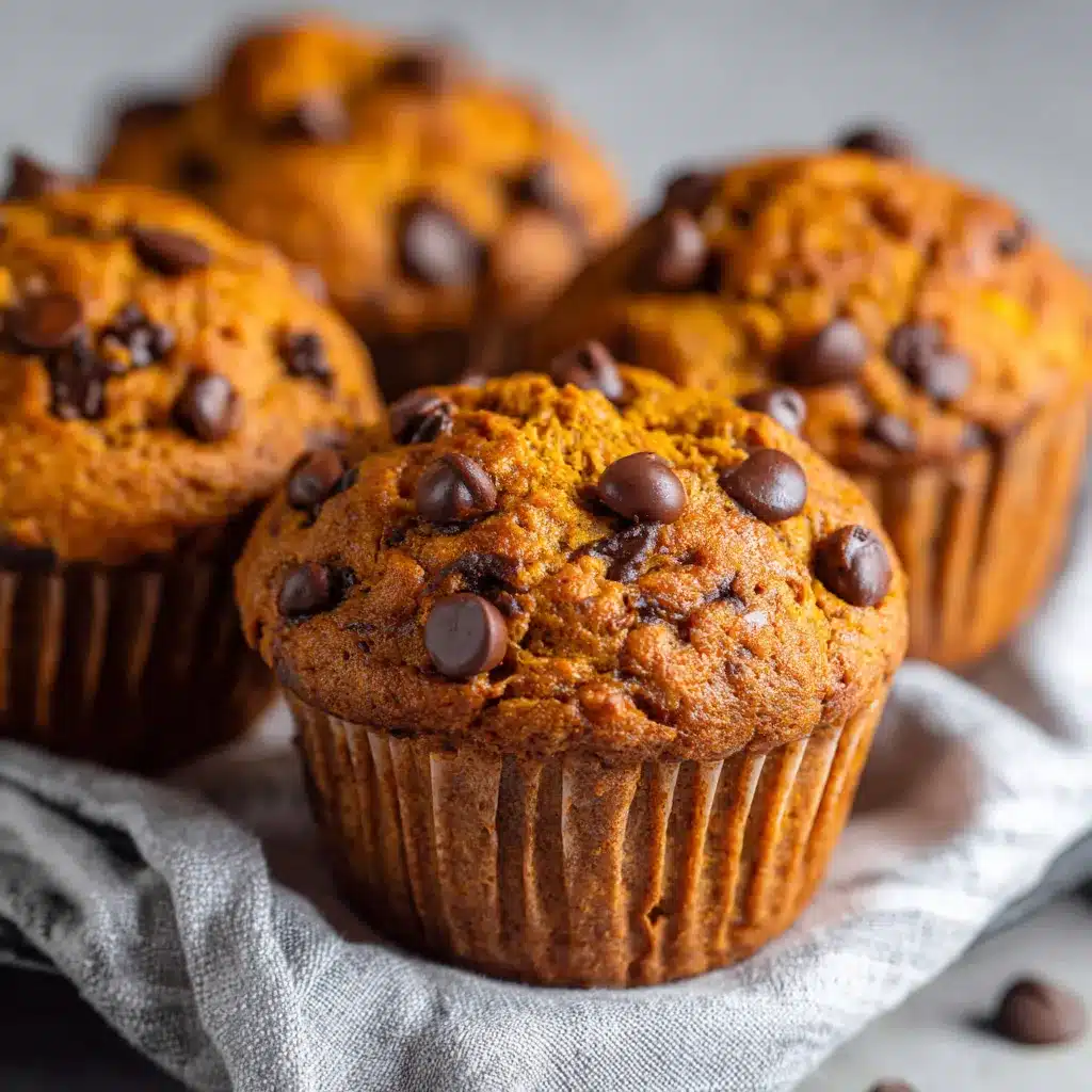 Delicious Pumpkin Chocolate Chip Muffins Easy Fall Recipe 7 pumpkin chocolate chip muffins upscaled 68f349b80c149