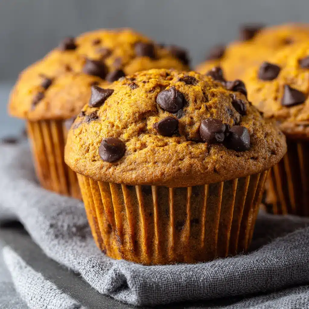 pumpkin chocolate chip muffins
