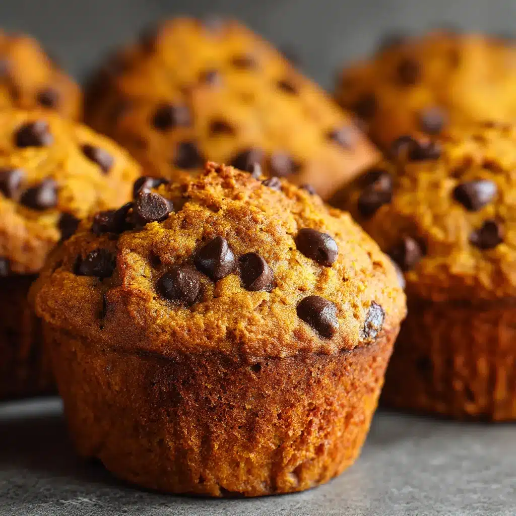 Delicious Pumpkin Chocolate Chip Muffins Easy Fall Recipe 6 pumpkin chocolate chip muffins upscaled 68f34b1f54ac8